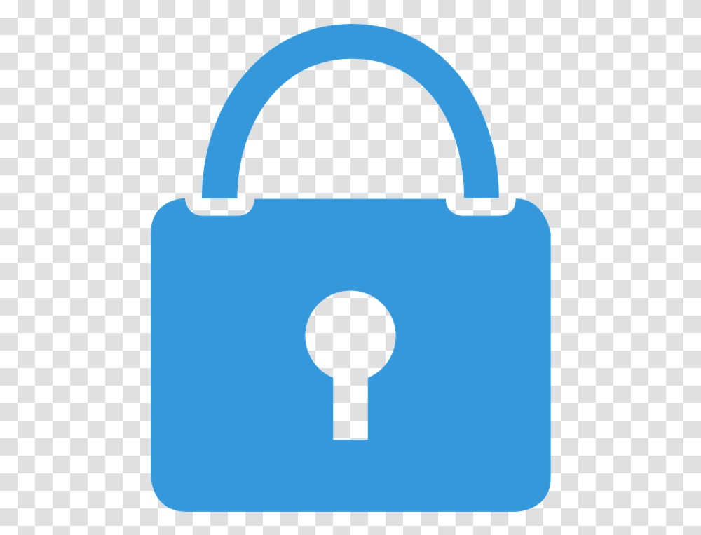 Blue Lock Icon, Security, Hammer, Tool Transparent Png
