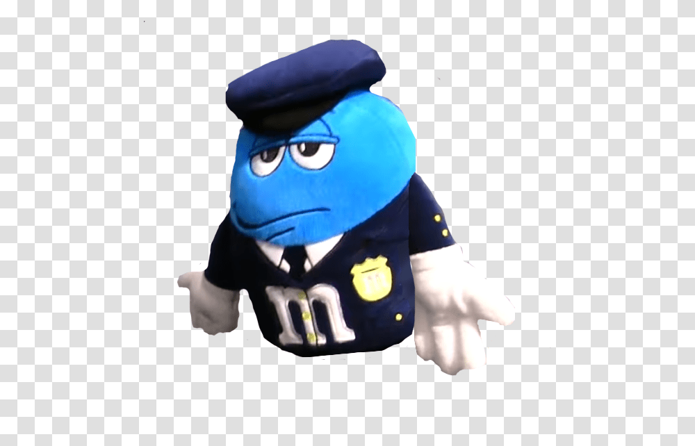 Blue Mampms Officer Supermariologan Wiki Fandom Powered, Mascot, Person, Figurine Transparent Png