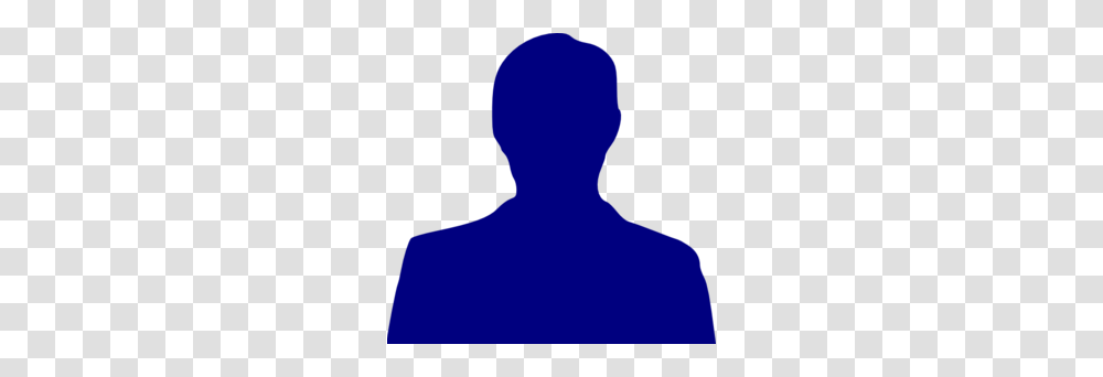 Blue Man Clipart, Silhouette, Person, Human, Back Transparent Png