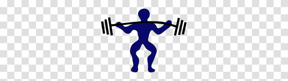 Blue Man Weightlifting Clip Art, Silhouette, Leisure Activities, Light Transparent Png