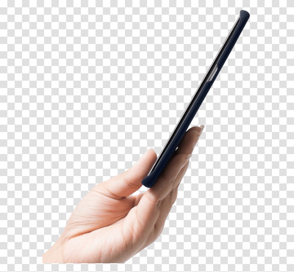 Blue Matte Reveal Case For Samsung Galaxy S7 Edge Portable, Person, Human, Text, Pen Transparent Png