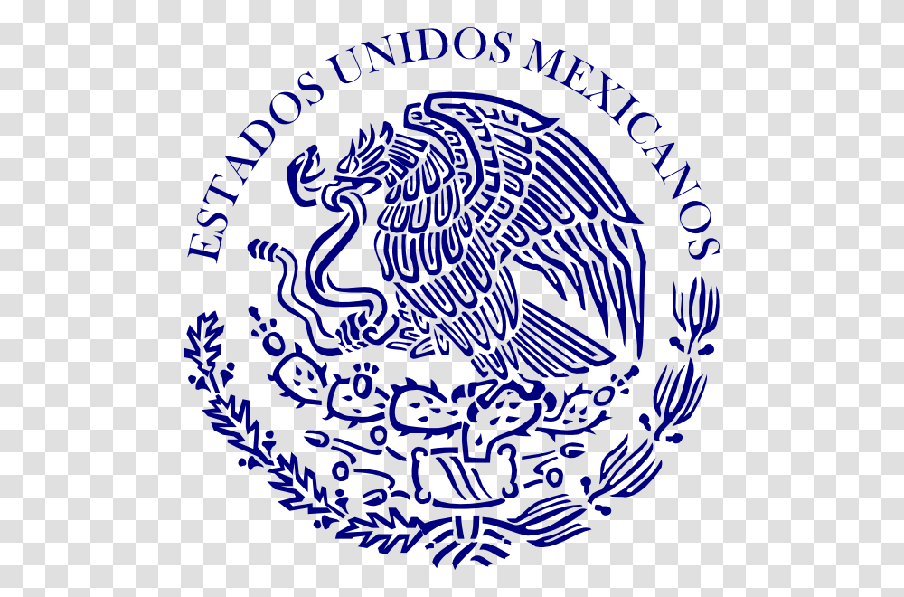 Blue Mexico Seal Clip Art, Logo, Trademark Transparent Png