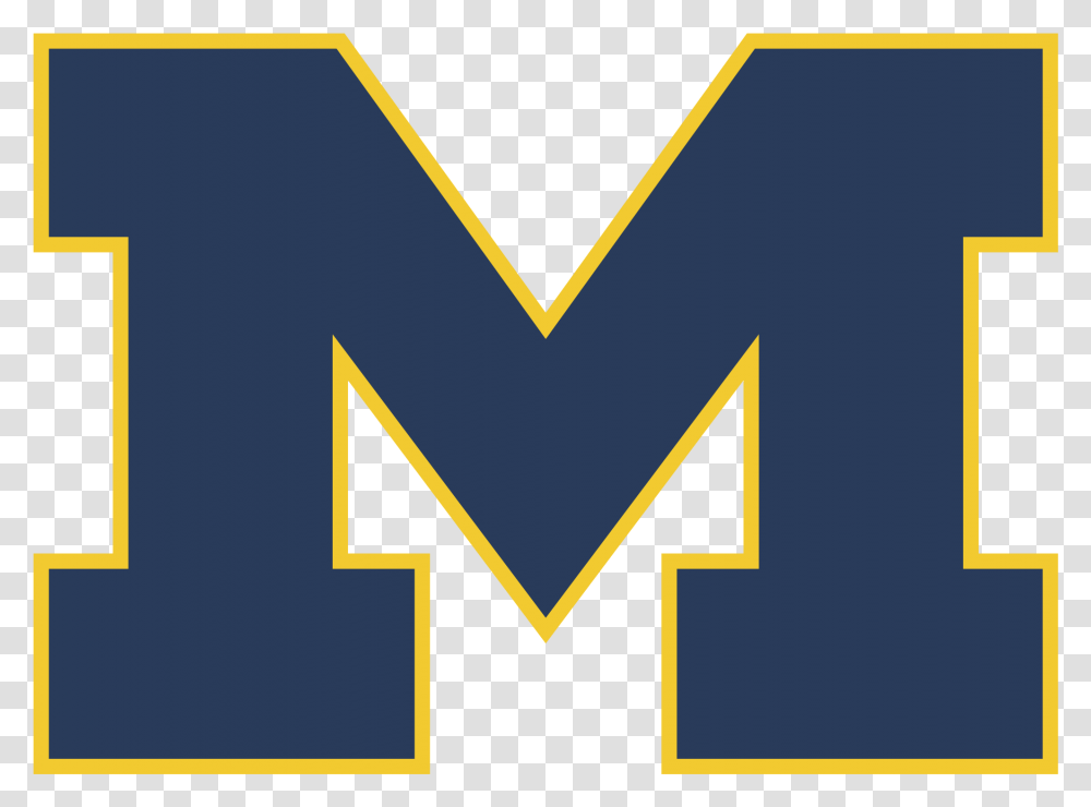 Blue Michigan Block M, Word, Logo, Lighting Transparent Png