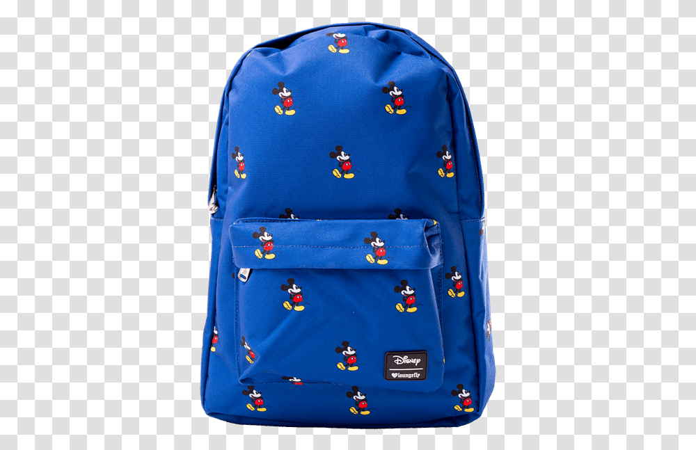 Blue Mickey Loungefly Backpack, Bag, Toy Transparent Png