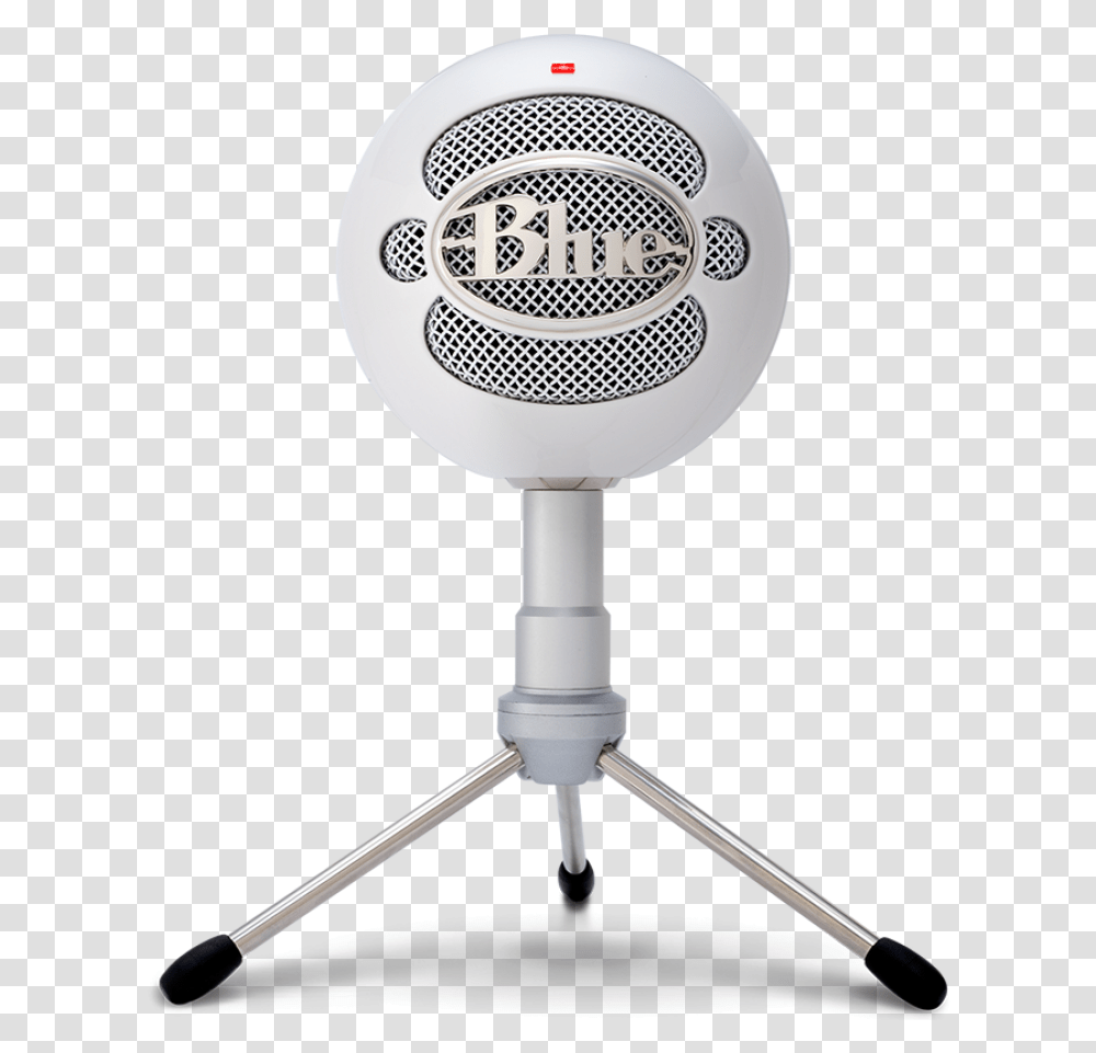 Blue Microphones Snowball Ice Condenser Usb Microphone White Blue Snowball Ice Mic, Electrical Device, Tripod, Lamp Transparent Png