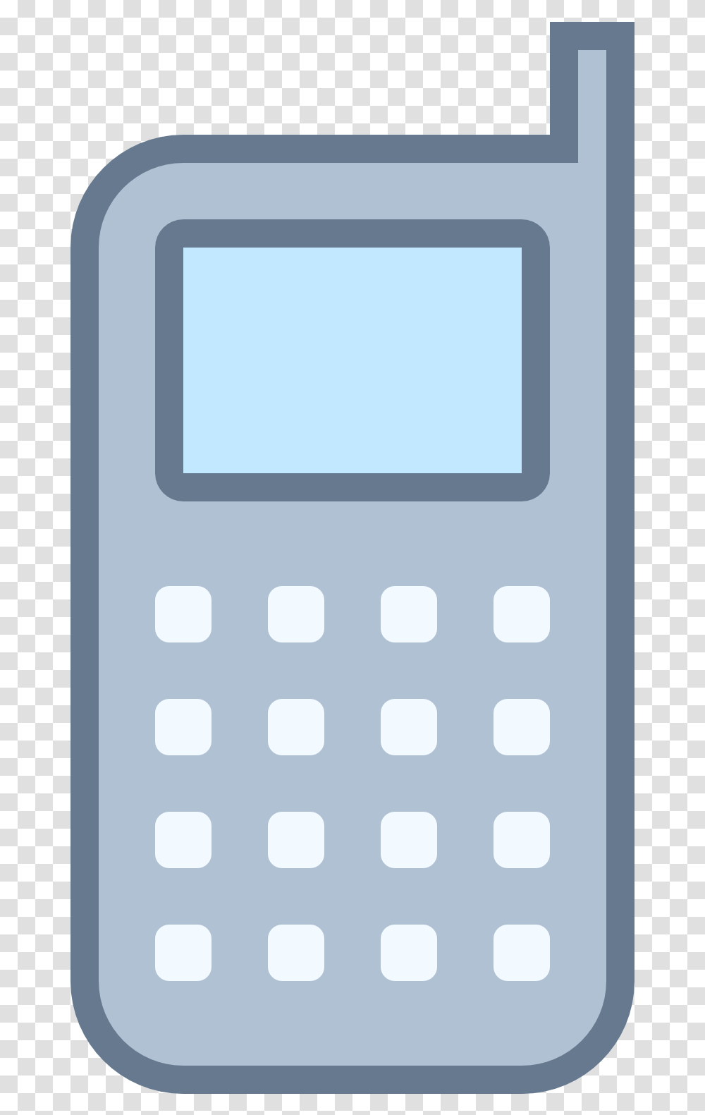 Blue Mobile Icon, Hand-Held Computer, Electronics, Mobile Phone, Cell Phone Transparent Png