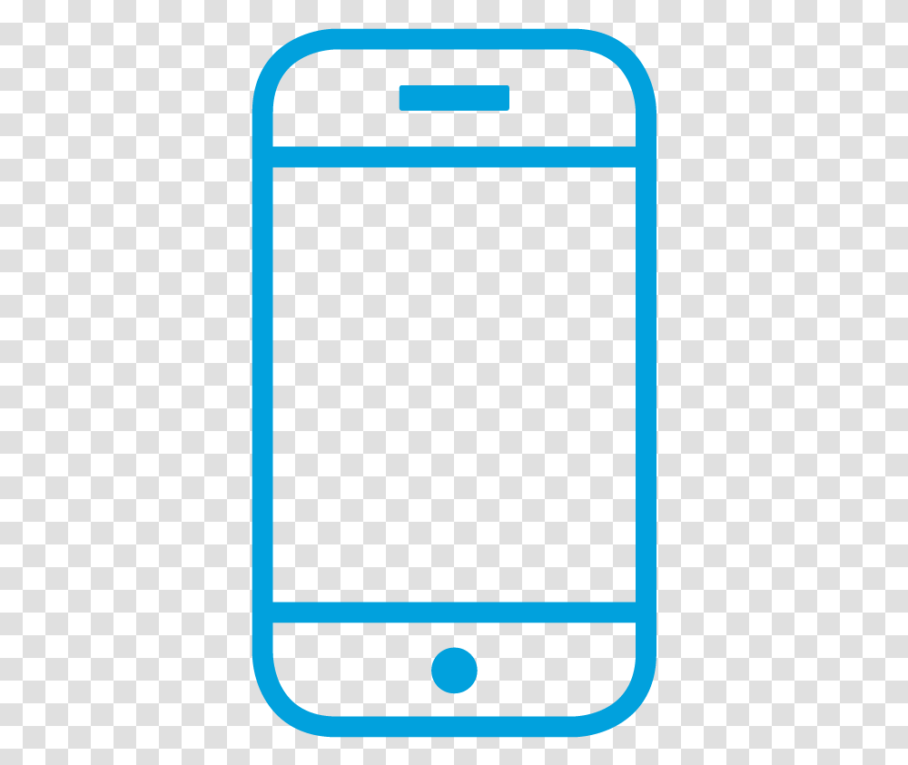 Blue Mobile Phone Icon, Electronics, Screen, Monitor Transparent Png