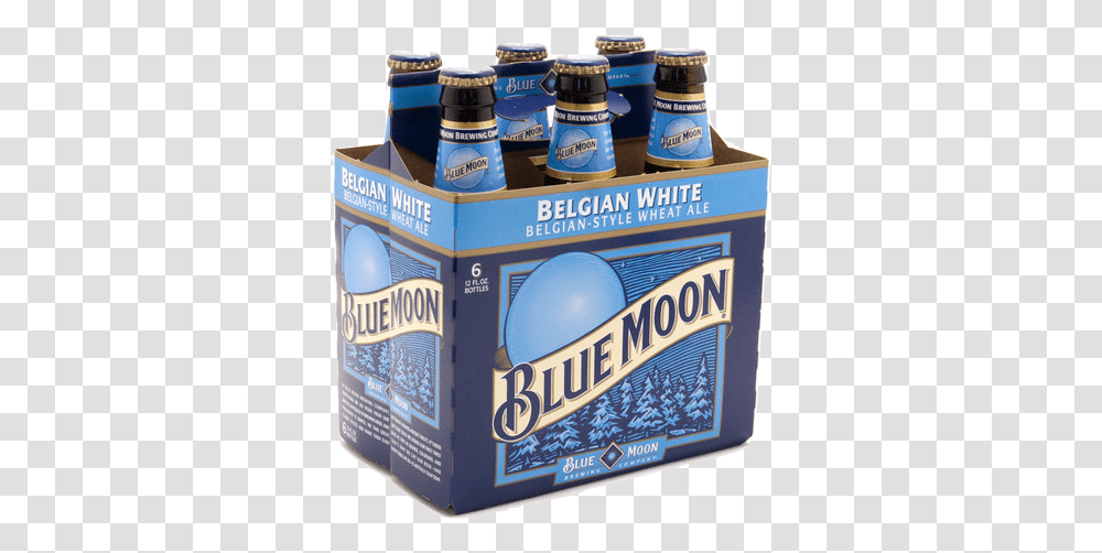 Blue Moon Beer Blue Moon Beer Case, Alcohol, Beverage, Drink, Box Transparent Png