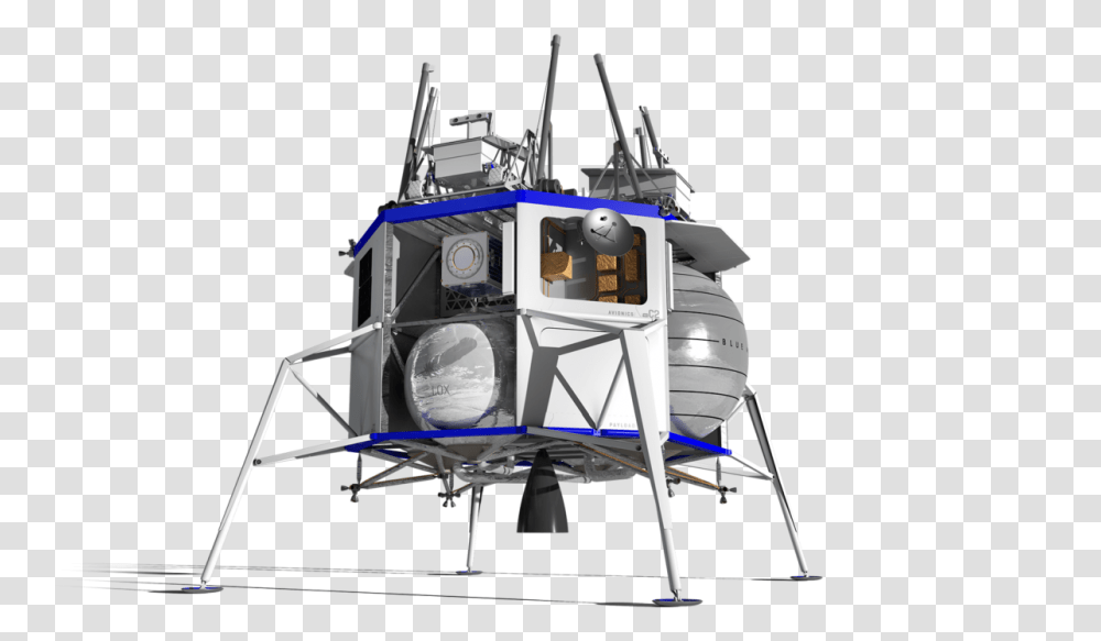 Blue Moon Lander, Boat, Vehicle, Transportation, Watercraft Transparent Png
