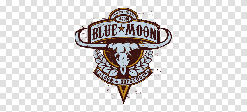 Blue Moon Saloon Automotive Decal, Logo, Symbol, Trademark, Emblem Transparent Png