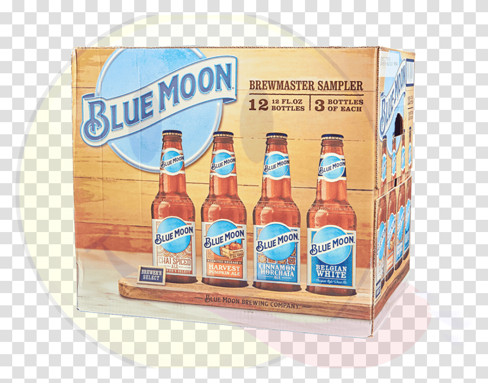 Blue Moon Sampler Barware, Beer, Alcohol, Beverage, Drink Transparent Png