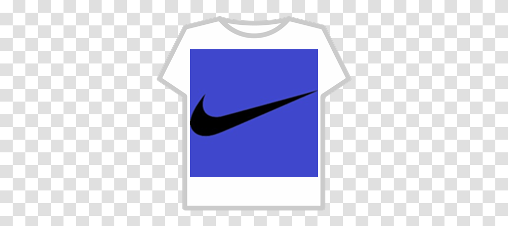 Blue Nike Logo Cool Math Games Roblox T Shirt, Clothing, Sleeve, Text, Label Transparent Png