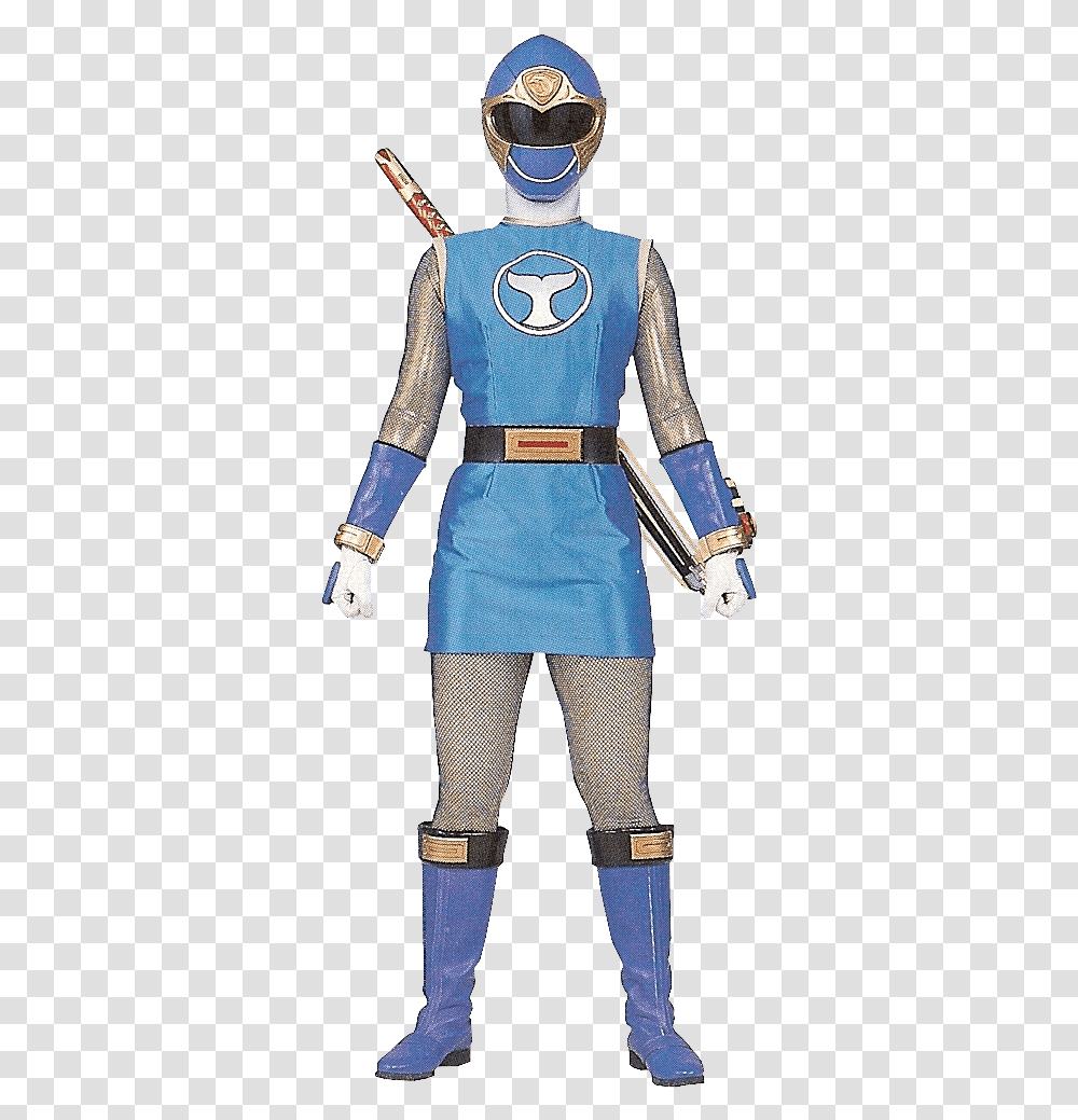 Blue Ninja Ranger Blue Power Rangers Ninja Storm, Person, Human, Figurine, Toy Transparent Png