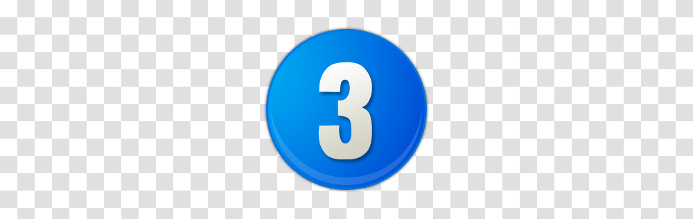 Blue Number 3 Icon Transparent Png