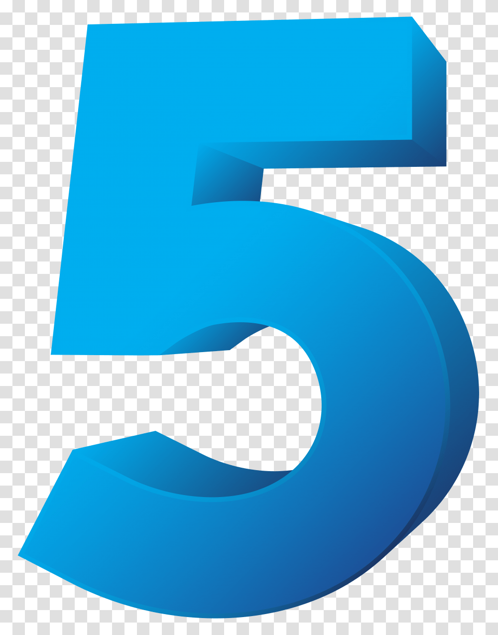 Blue Number Five Clip Art Gallery, Alphabet Transparent Png