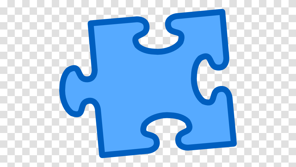 Blue On Blue Puzzle Piece Clip Art, Jigsaw Puzzle, Game Transparent Png