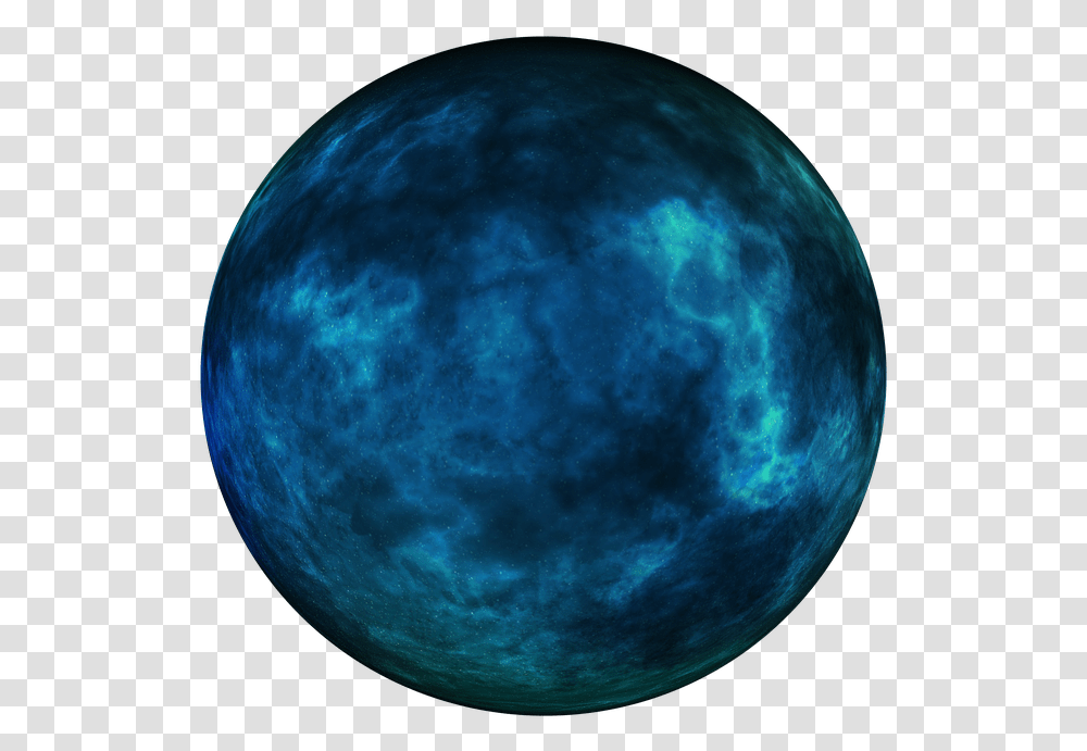 Blue Orb Planet World Isolated Sci Fi Circle, Moon, Outer Space, Night, Astronomy Transparent Png