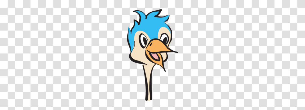 Blue Ostrich Head Clip Art, Poster, Animal, Mammal, Teeth Transparent Png