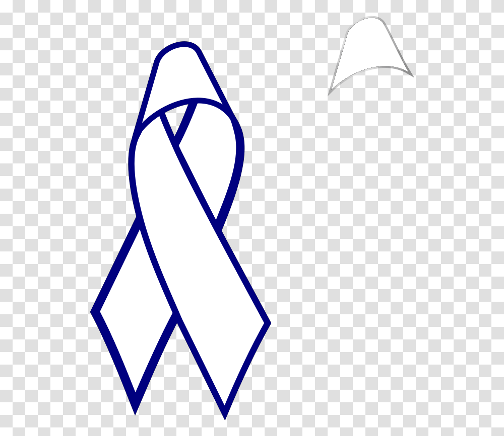 Blue Outline Cancer Ribbon Svg Vector Eel, Text, Symbol, Logo, Trademark Transparent Png