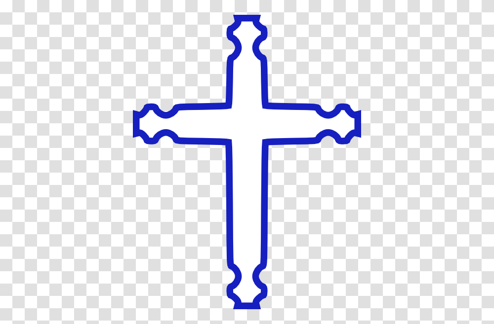 Blue Outlined Cross Clip Art, Crucifix, Axe, Tool Transparent Png