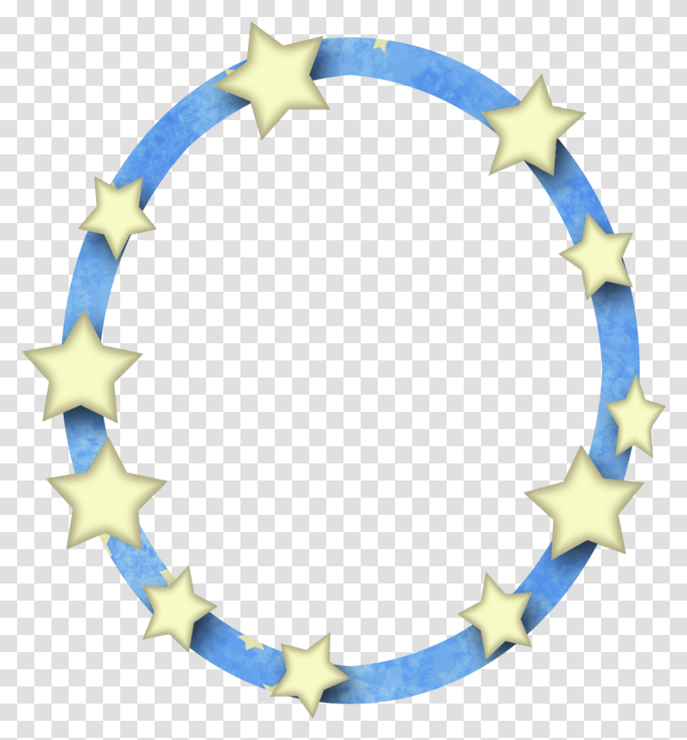 Blue Oval Frame, Star Symbol, Paper, Accessories, Accessory Transparent Png