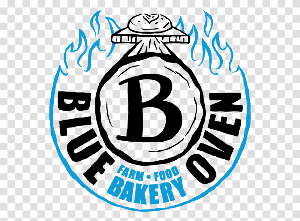 Blue Oven Logo Wheat Text, Trademark, Label Transparent Png
