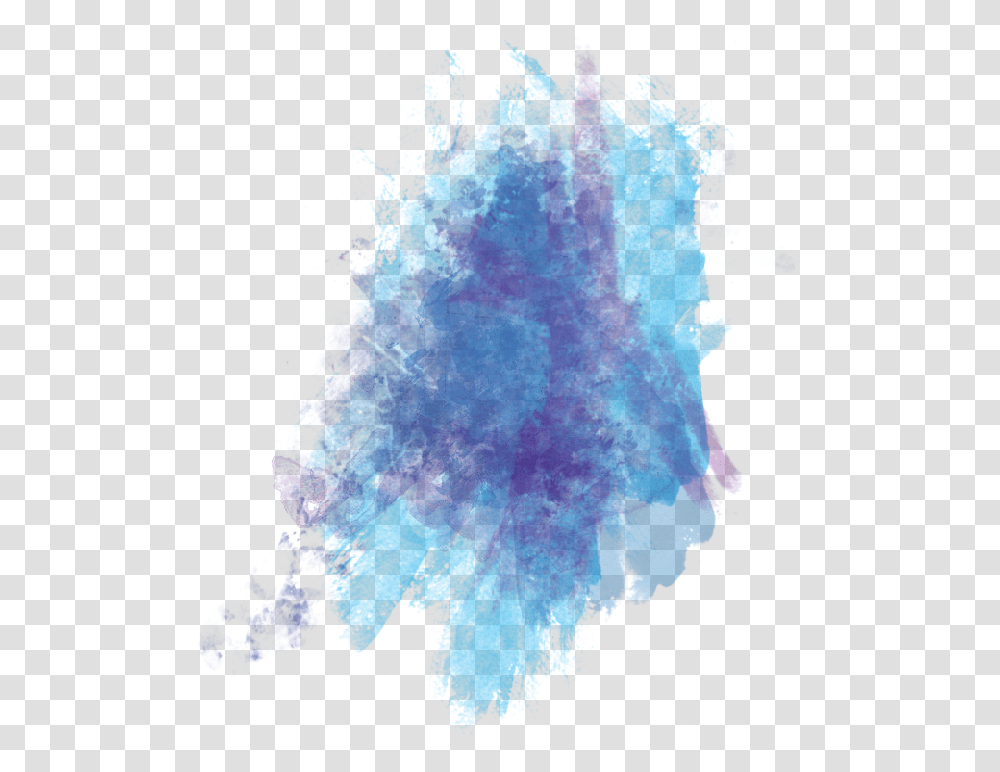 Blue Paint And Idk Image Water Color Texture, Painting, Modern Art Transparent Png