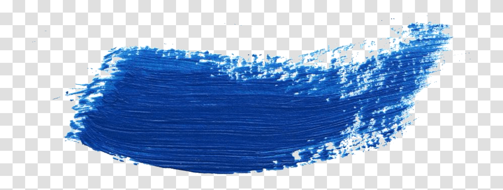 Blue Paint Brush Stroke Blue Brush Line, Sea, Outdoors, Water, Nature Transparent Png