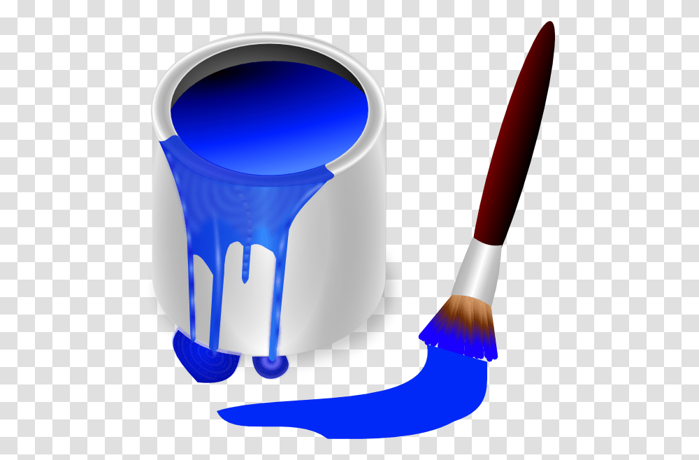Blue Paint Bucket Clipart, Brush, Tool, Toothbrush, Paint Container Transparent Png
