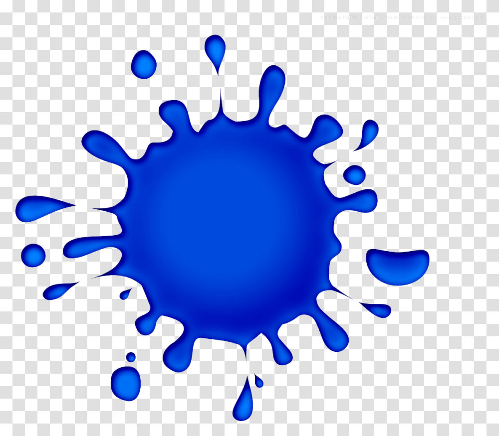 Blue Paint Splash, Water, Stain Transparent Png