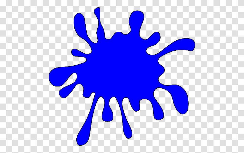 Blue Paint Splatter Clip Art, Stain, Silhouette, Stencil Transparent Png