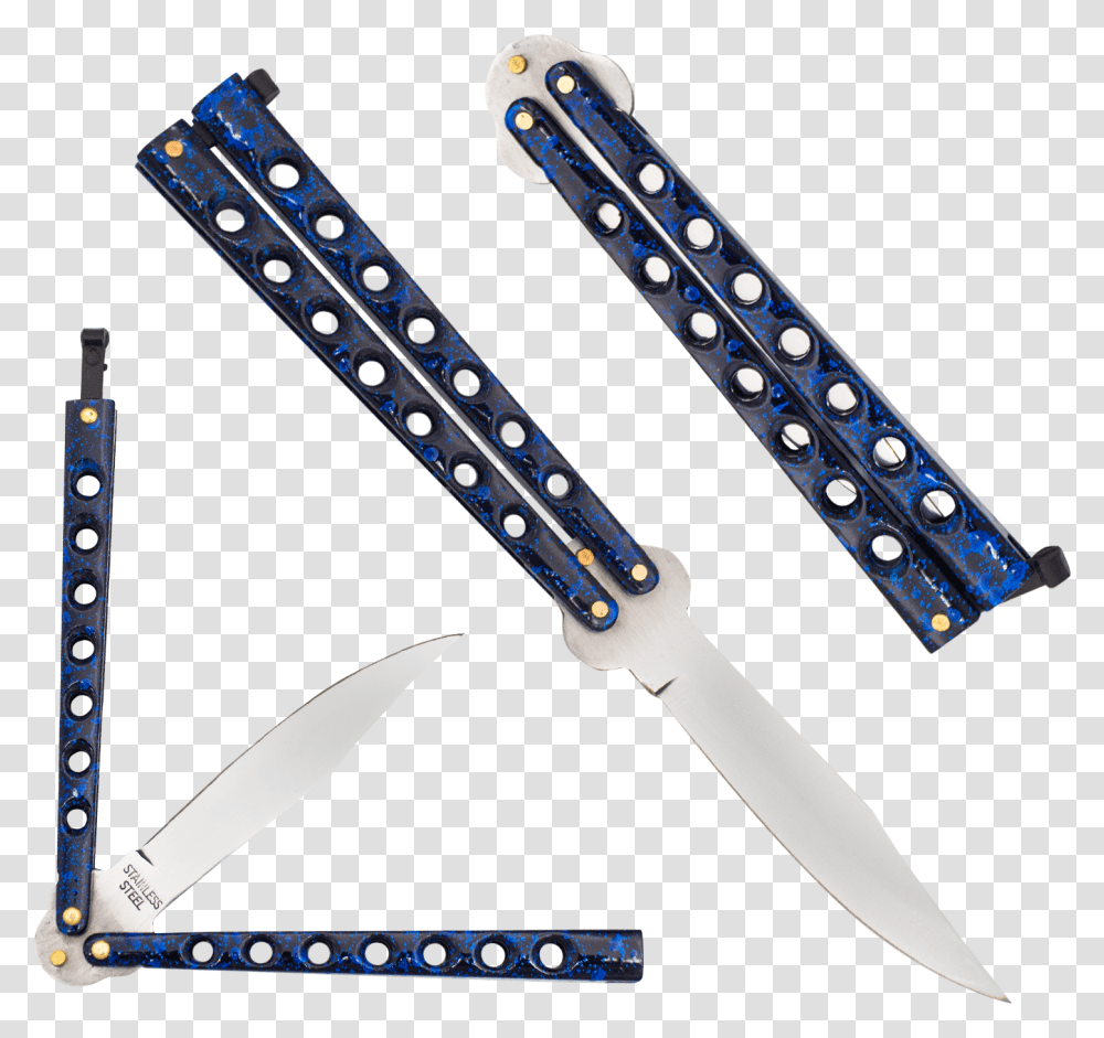 Blue Paint Splatter, Knife, Blade, Weapon, Weaponry Transparent Png