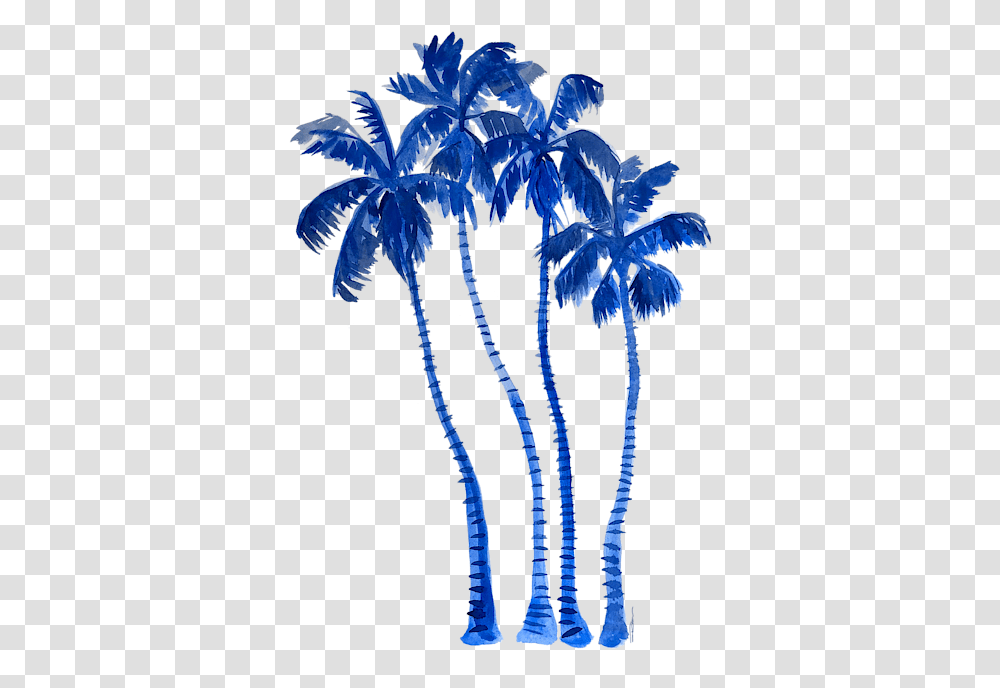 Blue Palm Trees, Sea Life, Animal, Outdoors, Water Transparent Png