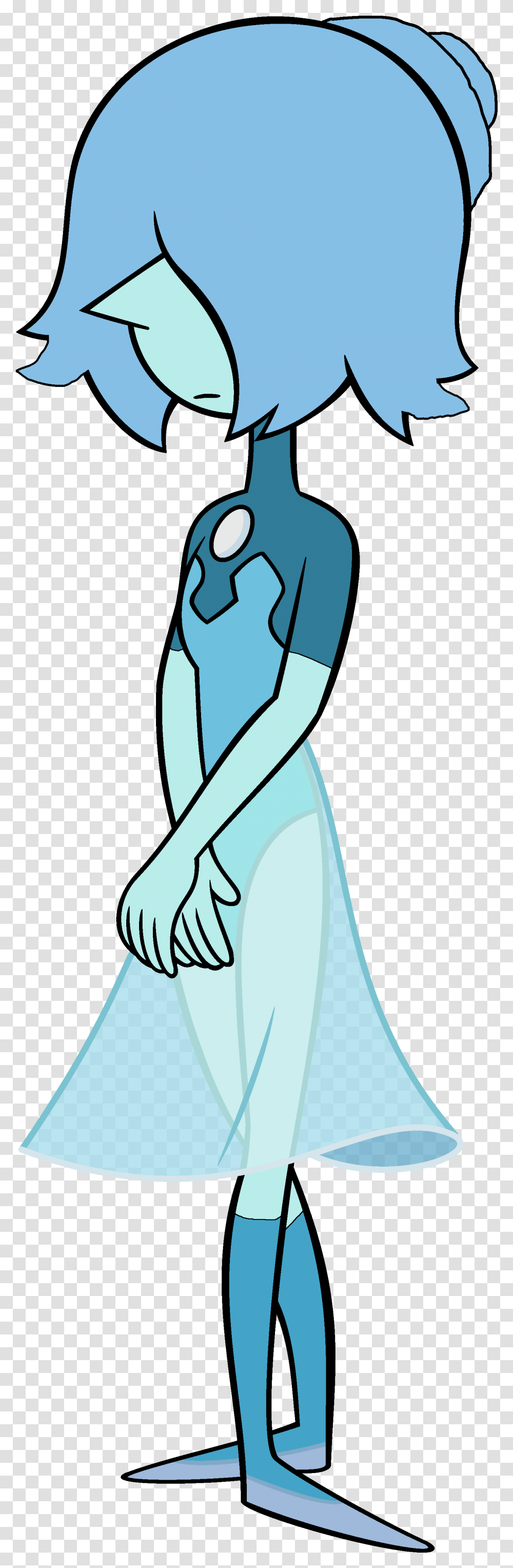 Blue Pearl New Form Fan Made Pearls Steven Universe, Sleeve, Female, Person Transparent Png