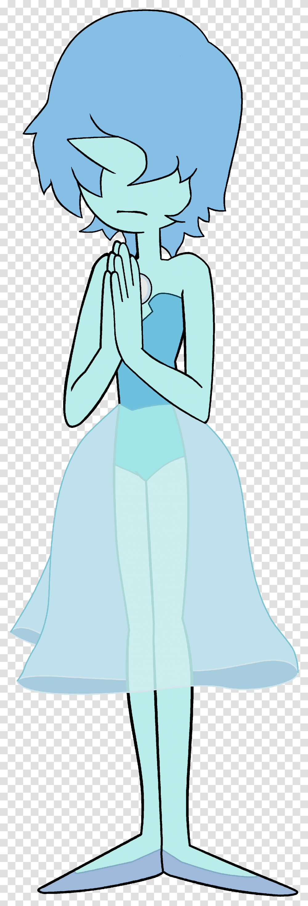 Blue Pearl Steven Universe, Person, Female, Long Sleeve Transparent Png