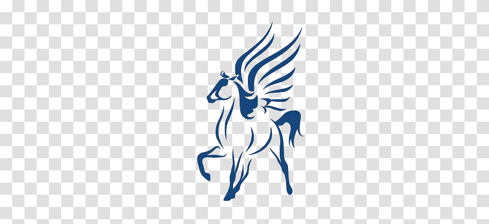 Blue Pegasus Star Students, Mammal, Animal, Emblem Transparent Png