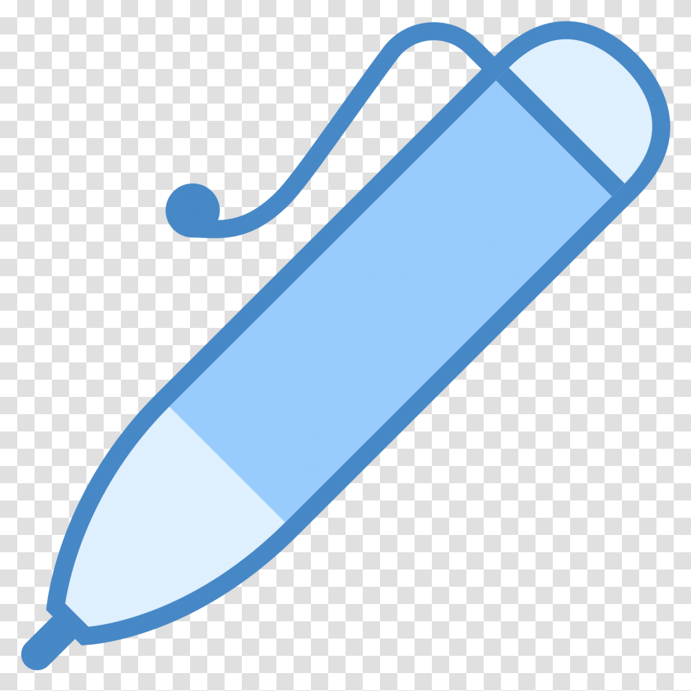 Blue Pen Icon, Weapon, Weaponry, Bomb, Torpedo Transparent Png