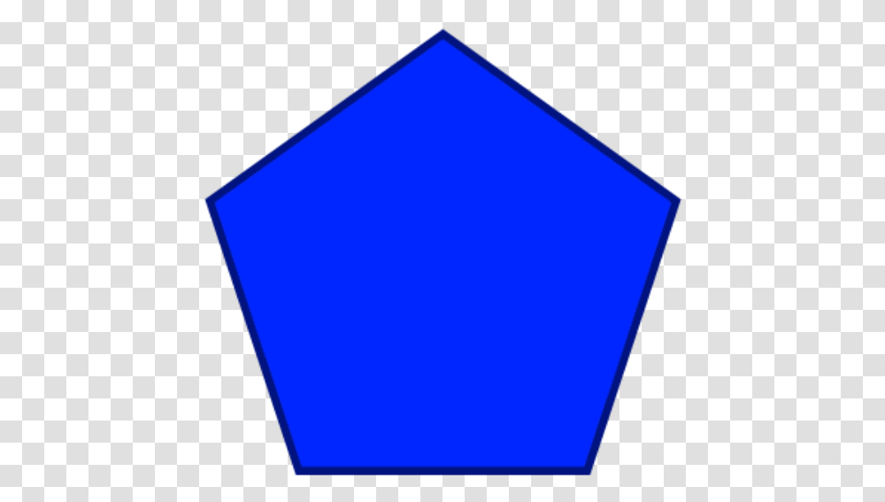 Blue Pentagon Logo Logodix Cobalt Blue, Triangle, Label, Text, Lighting Transparent Png
