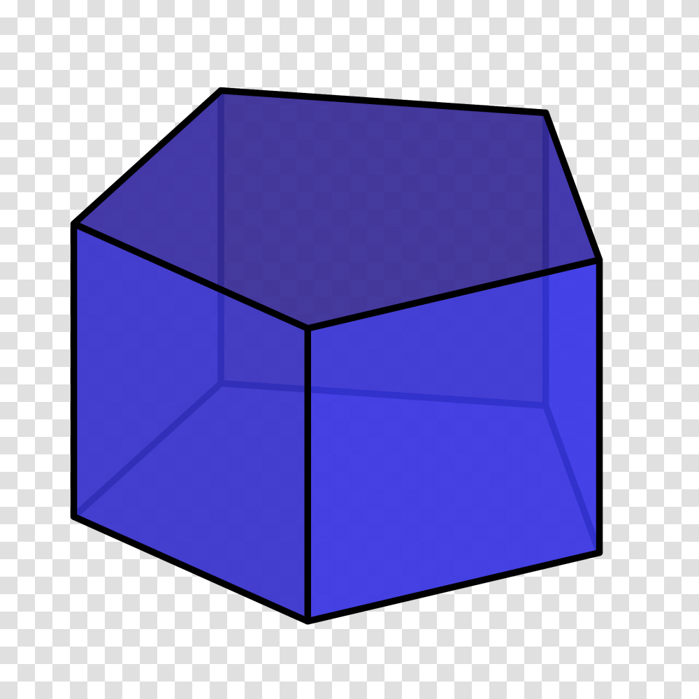 Blue Pentagonal Prism, Box, Lighting, Rubix Cube, Mailbox Transparent Png