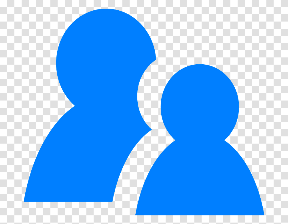 Blue People Clipart, Silhouette, Audience, Crowd Transparent Png