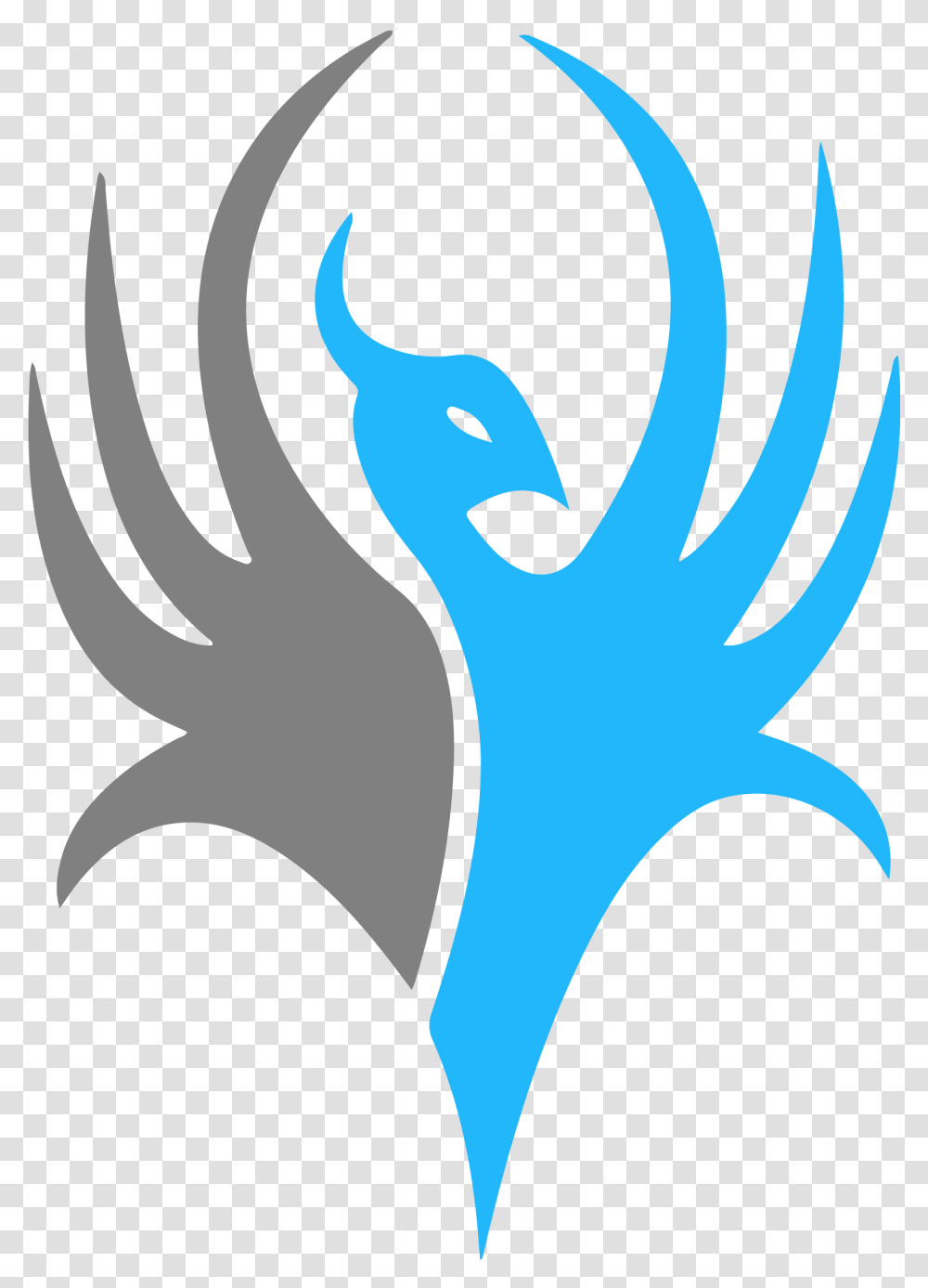 Blue Phoenix Logos Logo Phoenix, Poster, Advertisement, Face, Animal Transparent Png