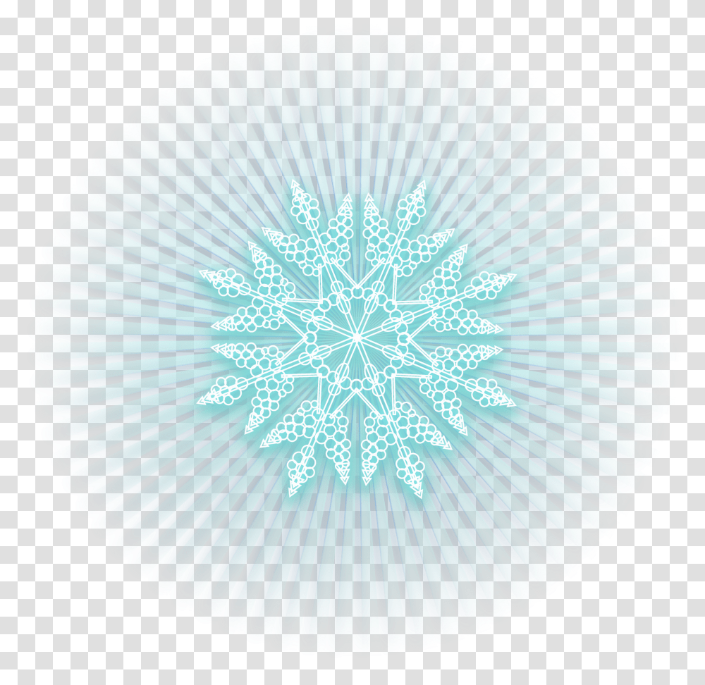 Blue Picture Snowflake Ice Shining File Hd Clipart Circle Transparent Png