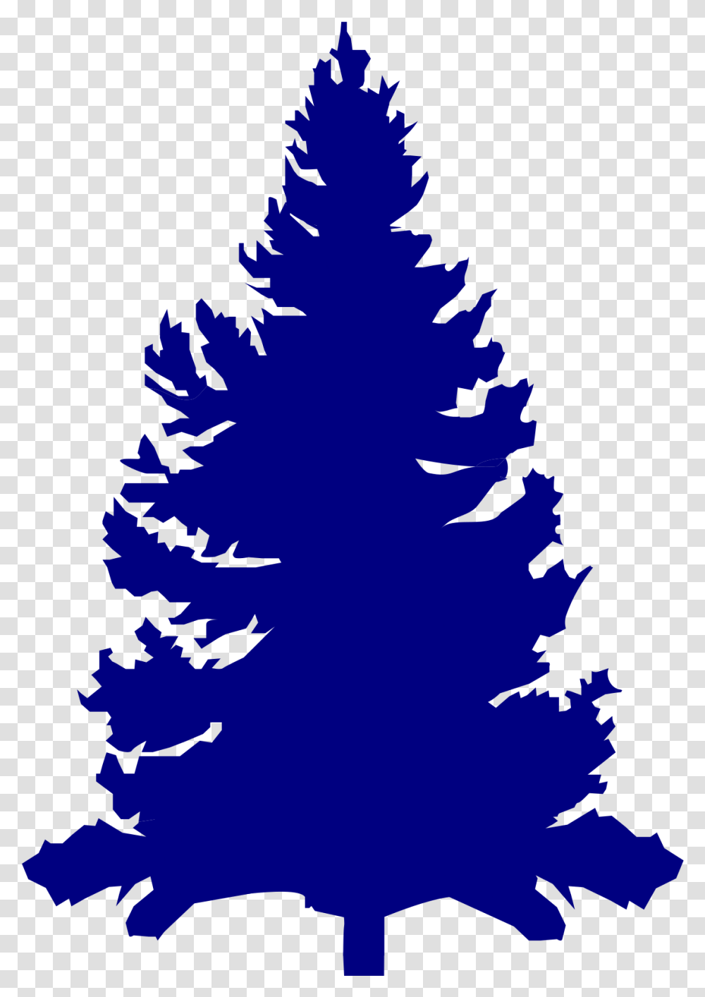 Blue Pine Clip Art, Tree, Plant, Silhouette, Fir Transparent Png
