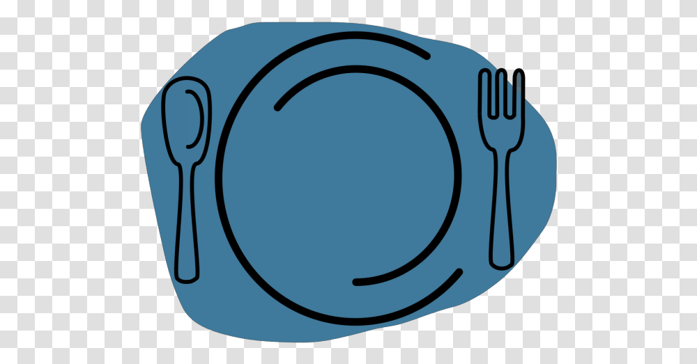 Blue Plate Icons Spoon And Fork, Label, Sunglasses, Accessories Transparent Png