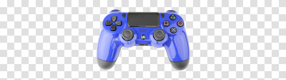 Blue Playstation 4 Controller Blue Ps4 Controller, Joystick, Electronics, Gun, Weapon Transparent Png