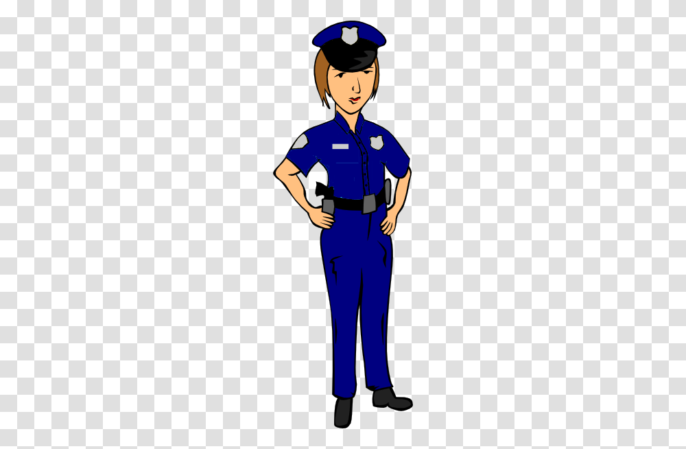 Blue Police Woman Clip Art For Web, Person, Military Uniform, Pants Transparent Png