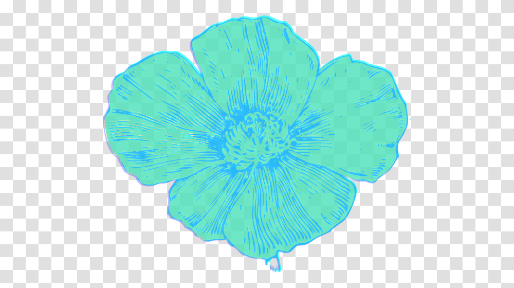 Blue Poppy Clip Art, Plant, Flower, Blossom, Petal Transparent Png