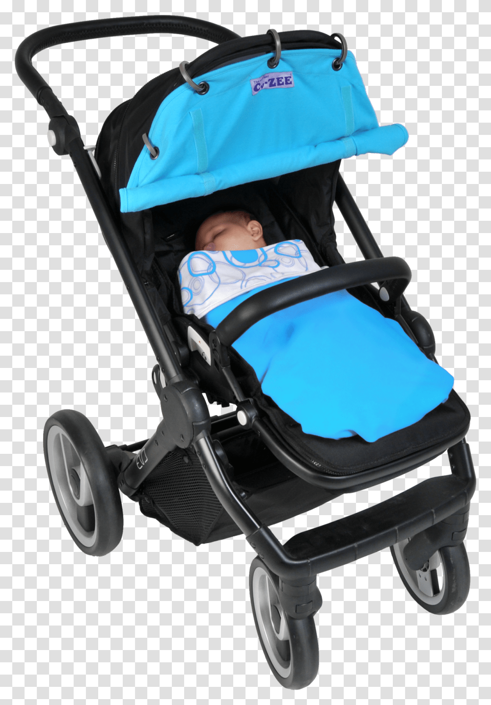 Blue Pram Baby Image, Stroller, Helmet, Apparel Transparent Png