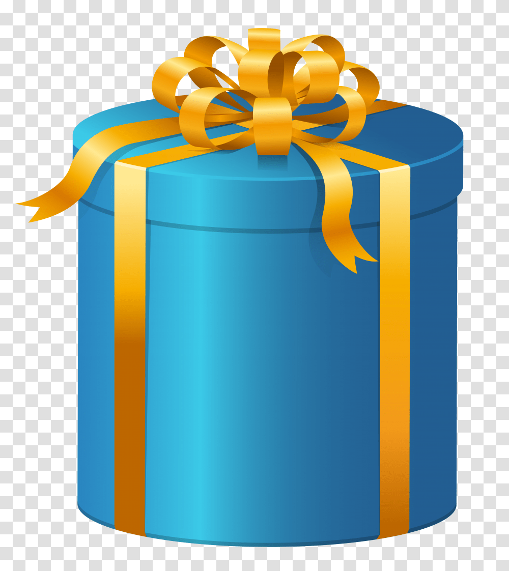 Blue Present Box Clip Art, Gift, Mailbox, Letterbox Transparent Png