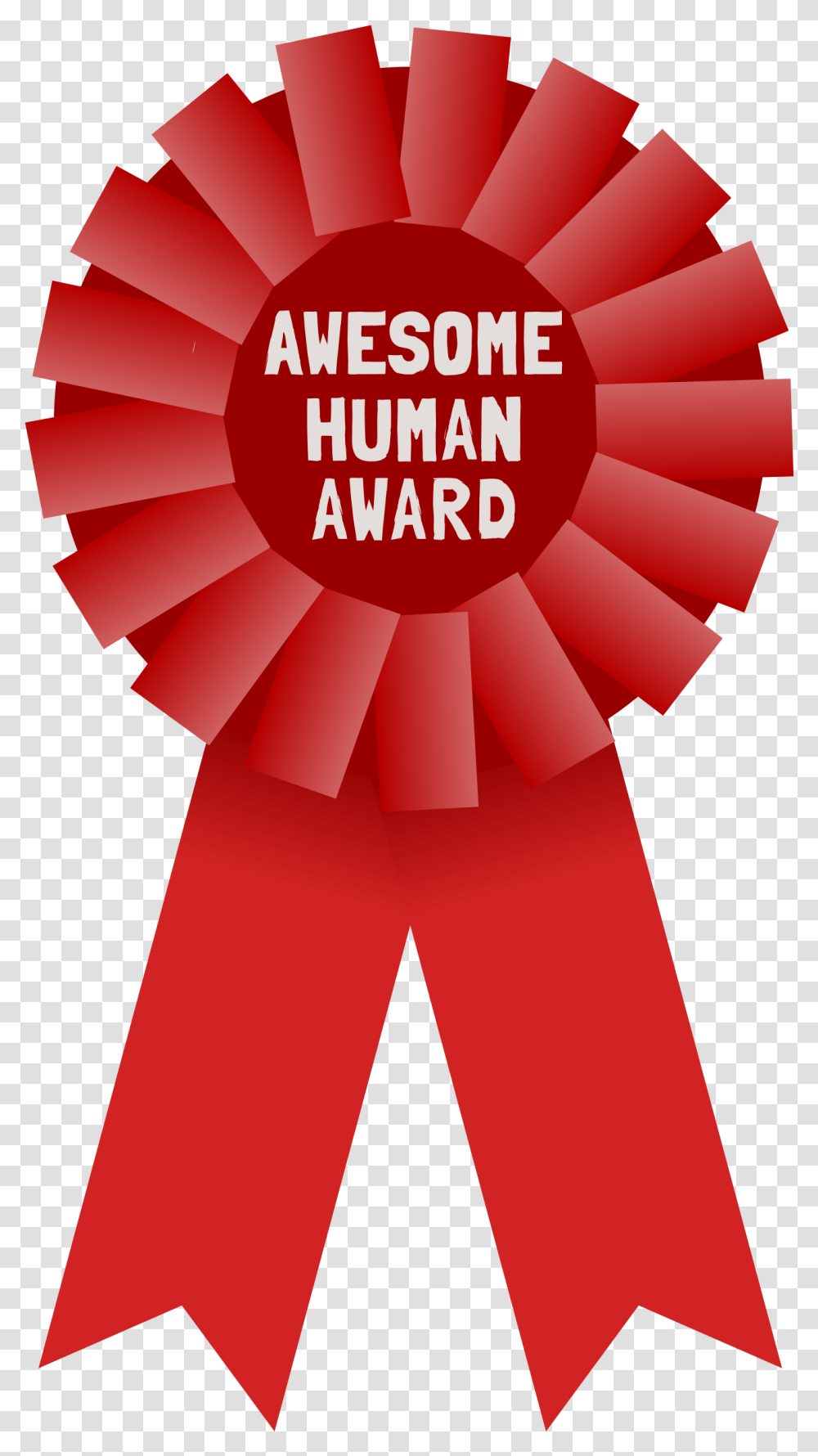 Blue Prize Ribbon Award For Being Awesome, Logo, Symbol, Trademark, Badge Transparent Png